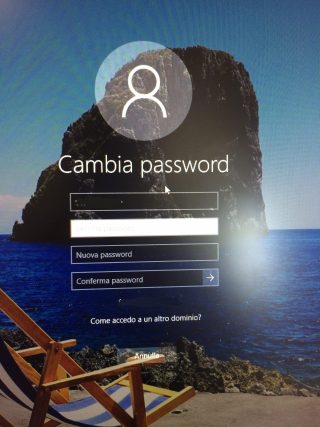 Cambiare password - Cambia Password