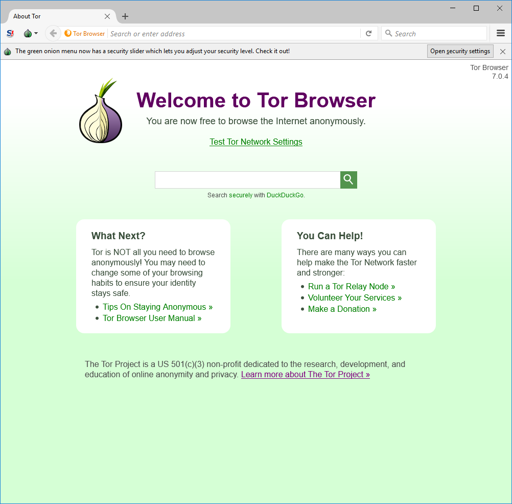 Come installare TOR - Browser Tor