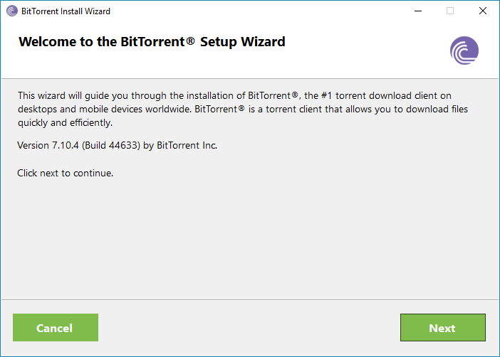 Installare BitTorrent - Benvenuto