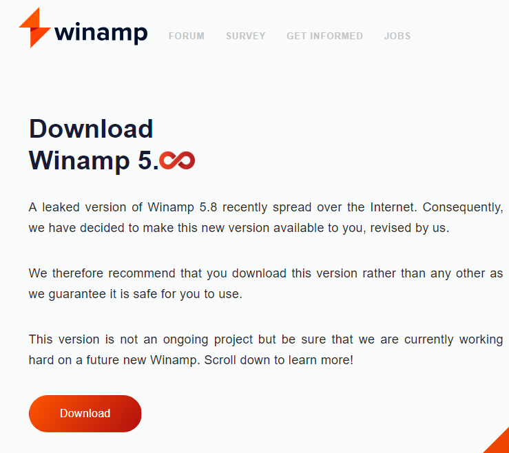 Installare Winamp - Download